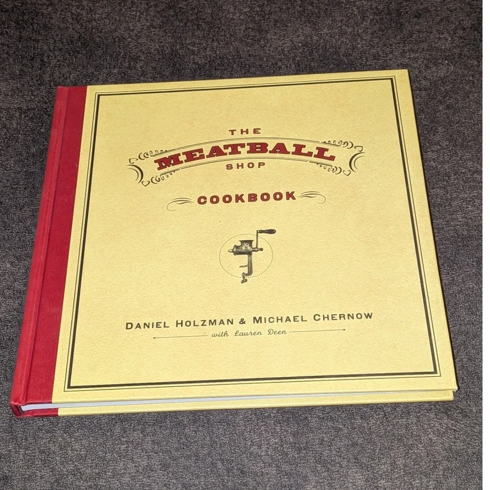 The Meatball Shop Cookbook Daniel Holzman Michael Chernow First Ed Hardcover